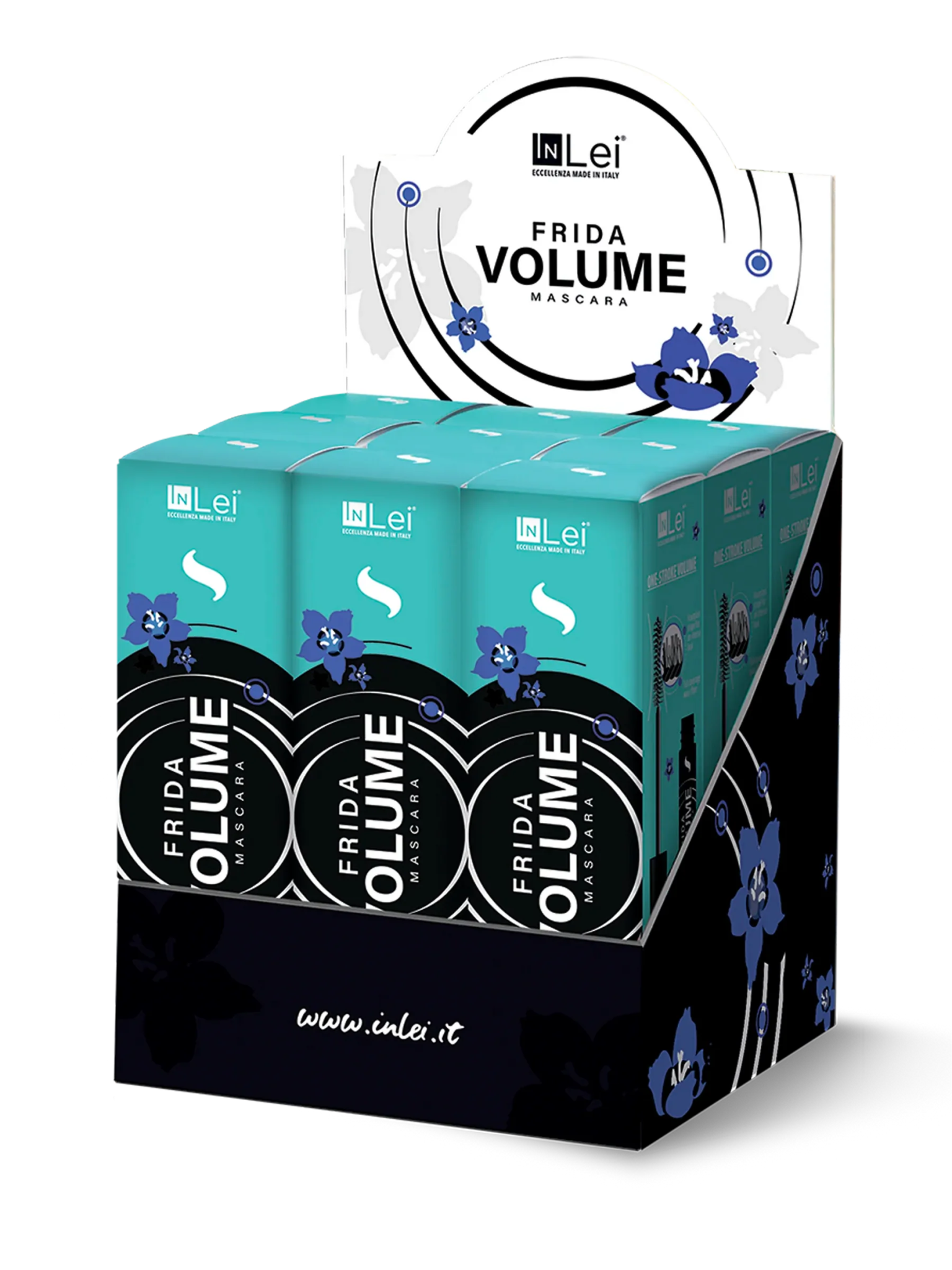 InLei® Frida Volumen - Thekendisplay Volumen - Mascara für Naturwimpern und Wimpernverlängerungen - Inlei Germany