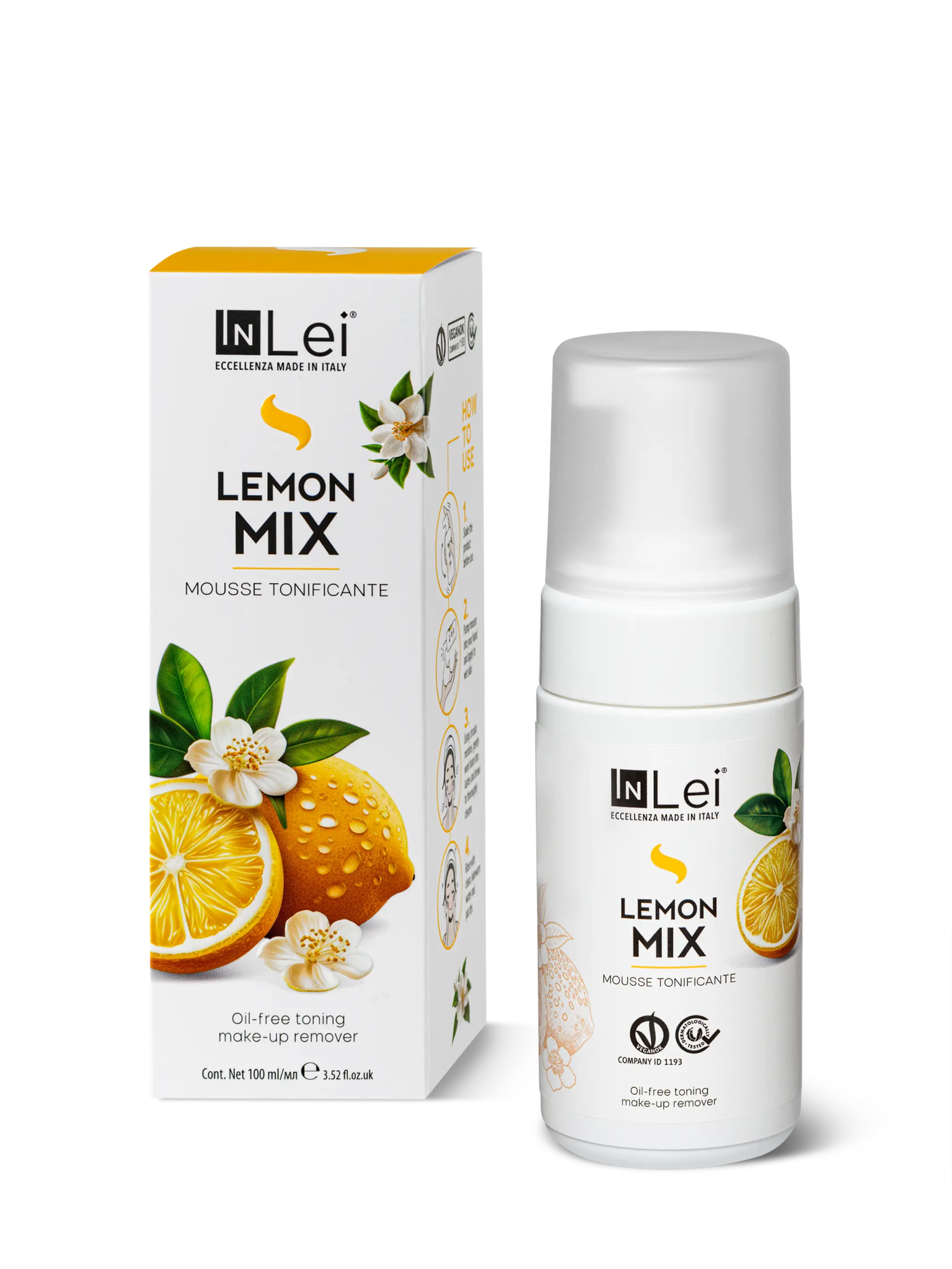 MOUSSE LEMON MIX Gesichtsreiniger – 100 ml - Inlei Germany