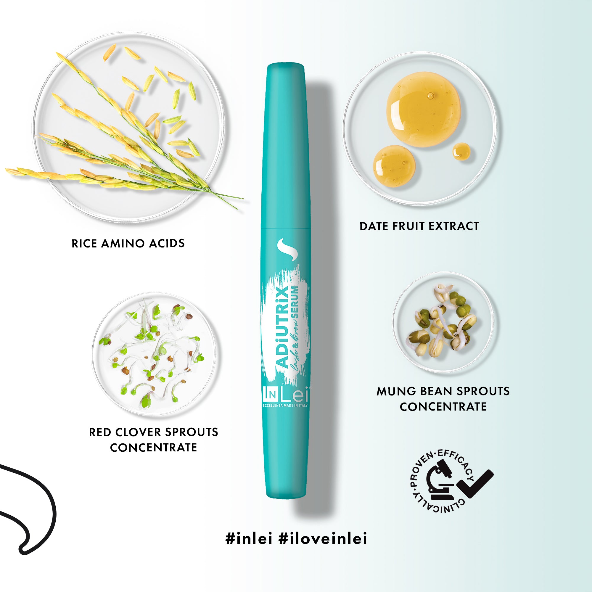 InLei Adiutrix Wimpernserum – tägliche Wimpernpflege und Wimpernwachstum nach Lash Lift