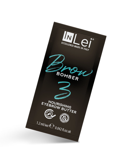 InLei® &quot;BROW BOMBER 3&quot; Nährender Balsam für die Augenbrauen – 9 Sachets 9x1,2ml