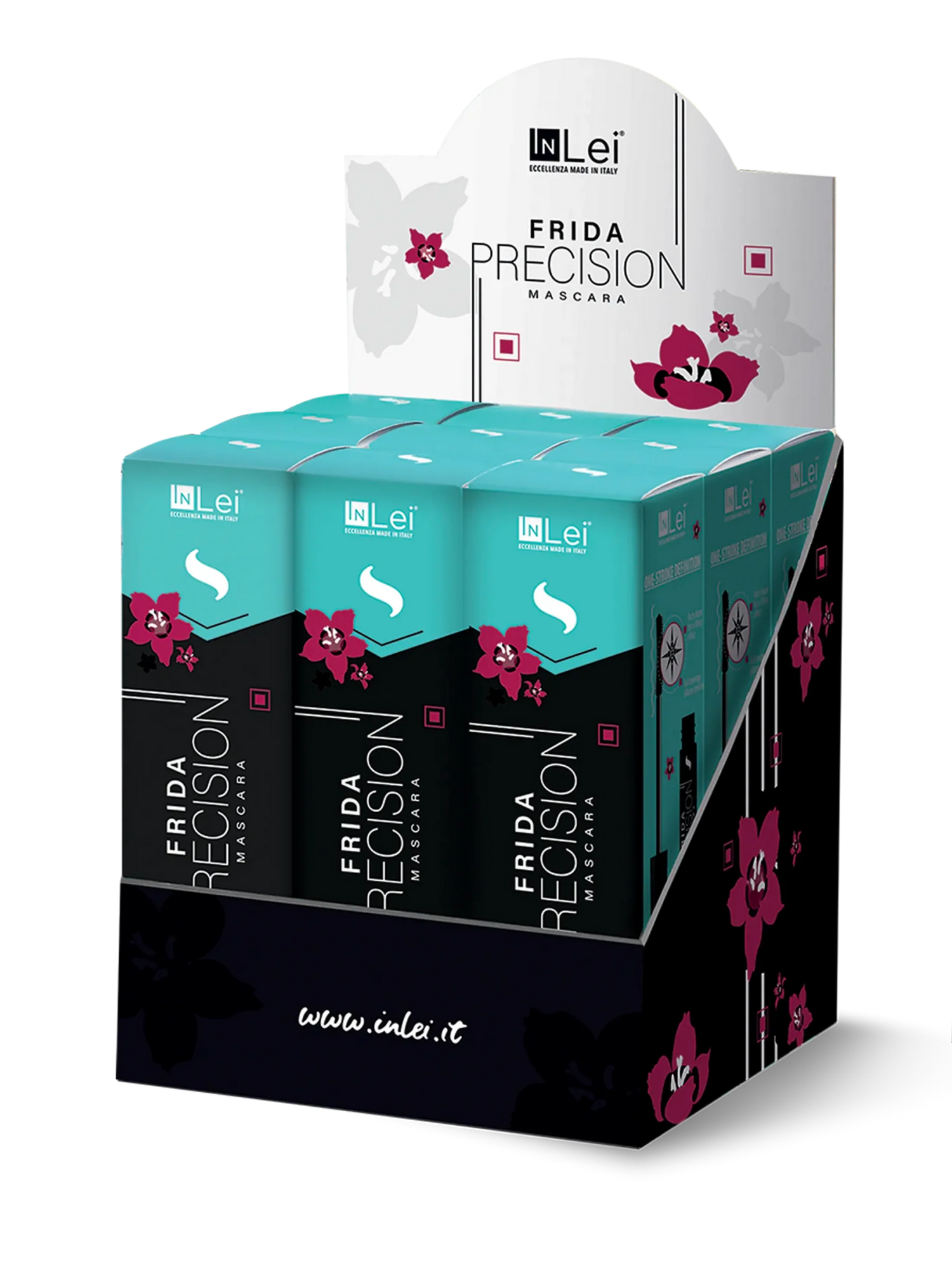 InLei® Frida Precision - Thekendisplay Mascara mit hoher Präzision für Naturwimpern und Wimpernverlängerungen - Inlei Germany