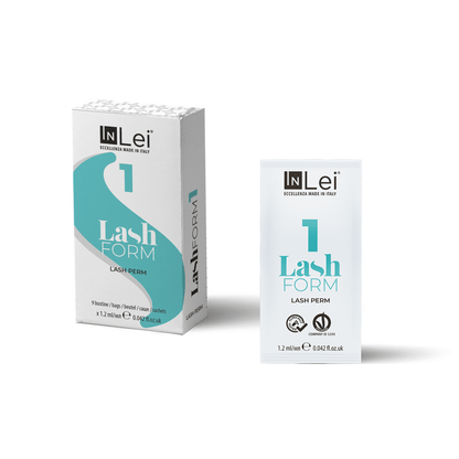 InLei® Lash Form 1 – Faltschachtel und Sachet (9 × 1,2 ml), Schritt 1 im Bundle