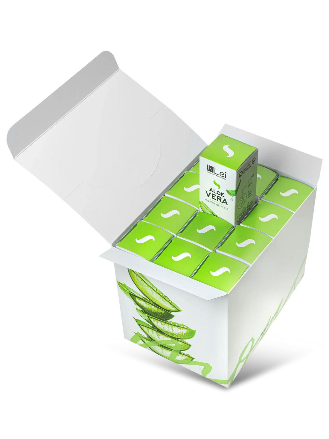 InLei® &quot;MOUSSE ALOE VERA&quot; - Thekendisplay TRAVEL SIZE – 12x50 ml - Inlei Germany