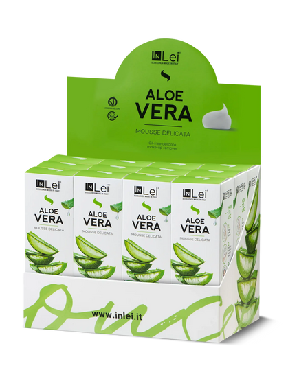 InLei® &quot;MOUSSE ALOE VERA&quot; - Thekendisplay TRAVEL SIZE – 12x50 ml - Inlei Germany