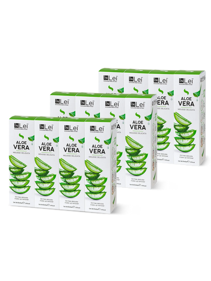 InLei® &quot;MOUSSE ALOE VERA&quot; - Thekendisplay TRAVEL SIZE – 12x50 ml - Inlei Germany