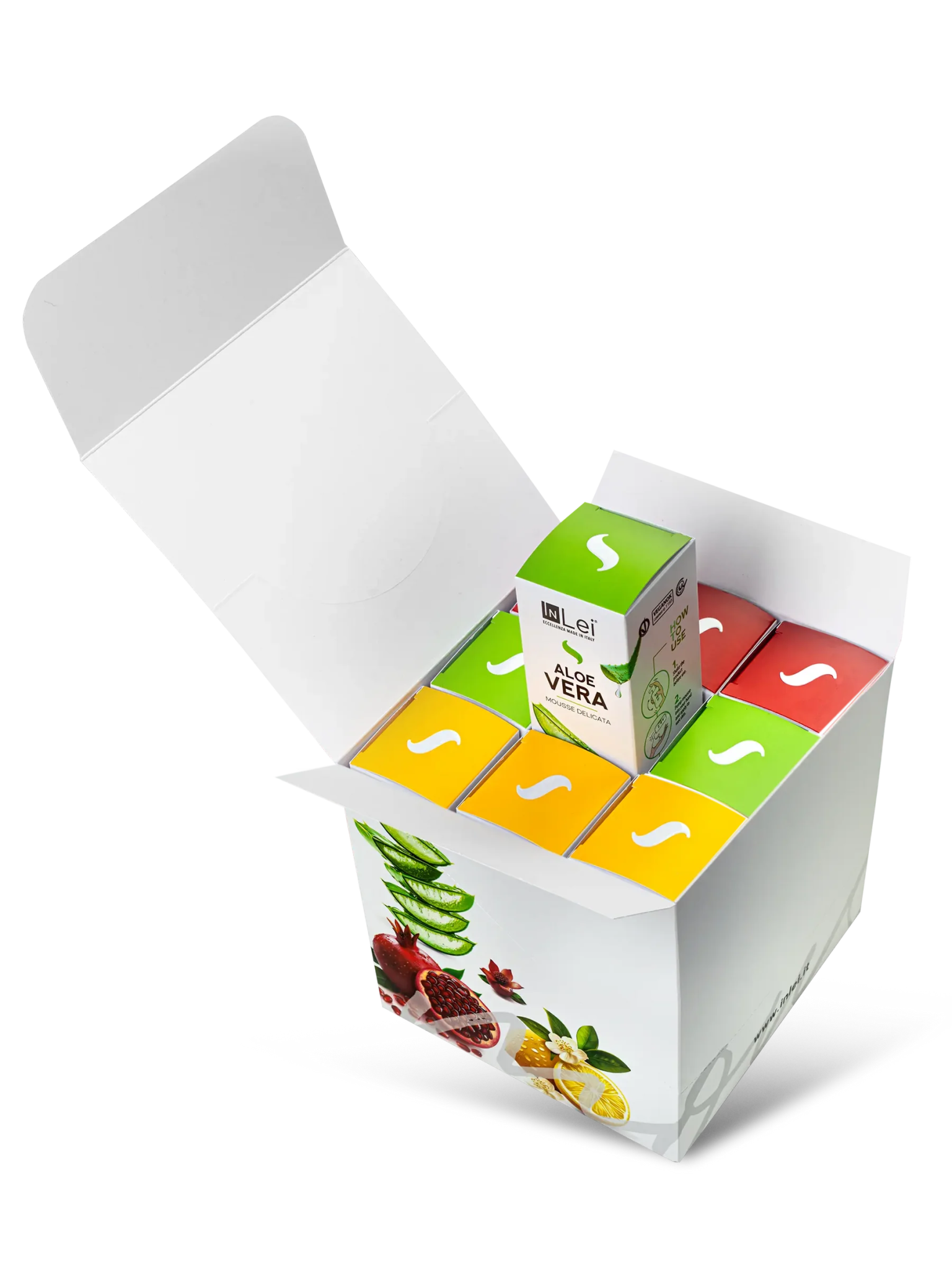 InLei® &quot;MOUSSE COCKTAIL SET&quot; - Thekendisplay TRAVEL SIZE – 9x100 ml - Inlei Germany
