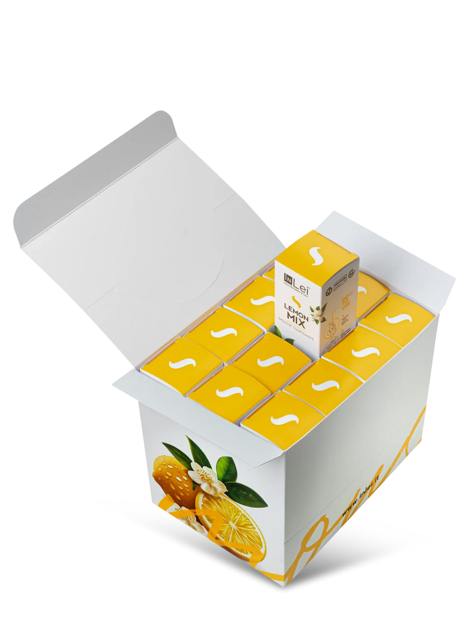 InLei® &quot;MOUSSE LEMON MIX&quot; - Thekendisplay TRAVEL SIZE – 12x50 ml - Inlei Germany