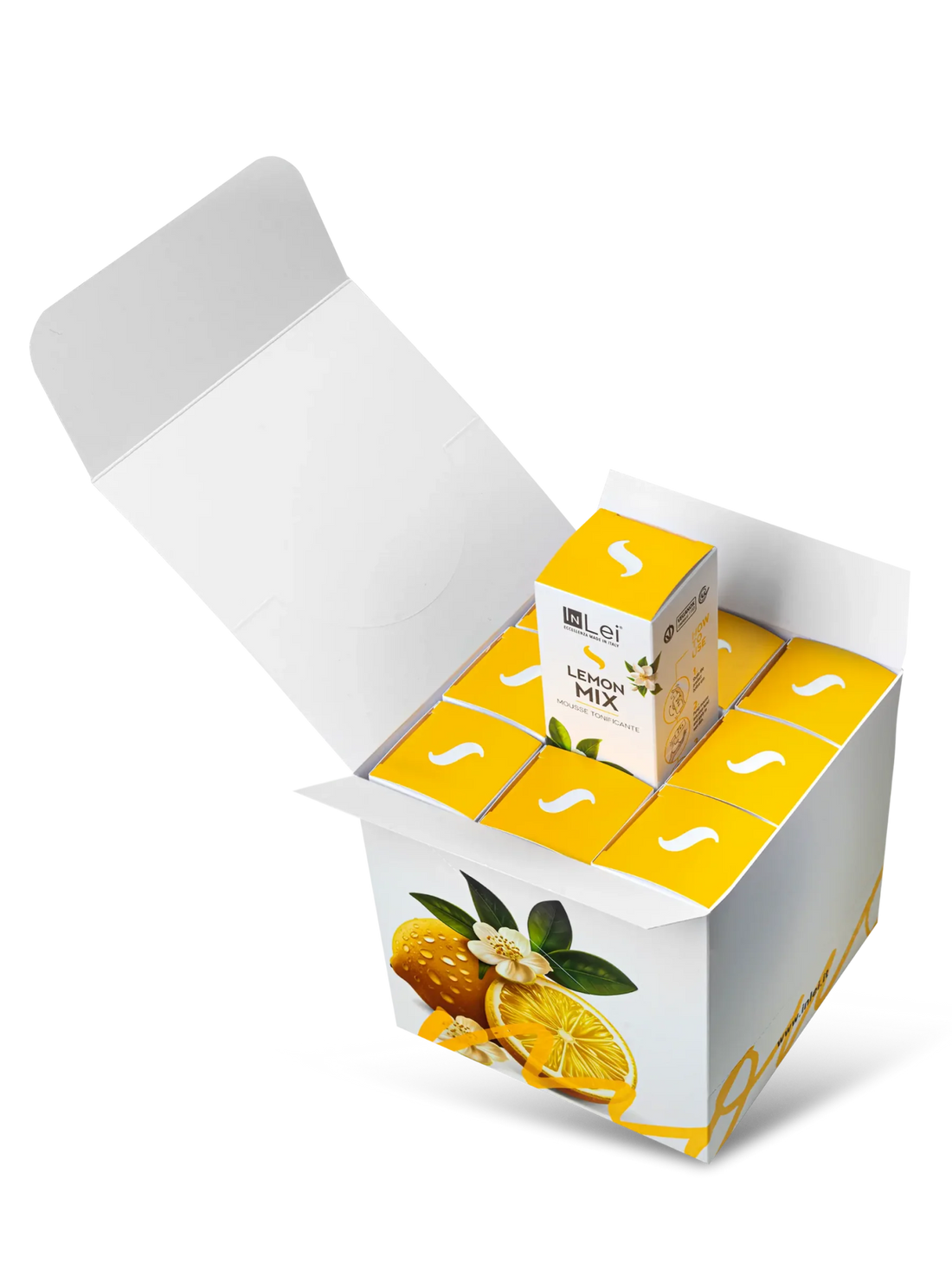 InLei® &quot;MOUSSE LEMON MIX&quot; - Thekendisplay TRAVEL SIZE – 9x100 ml - Inlei Germany