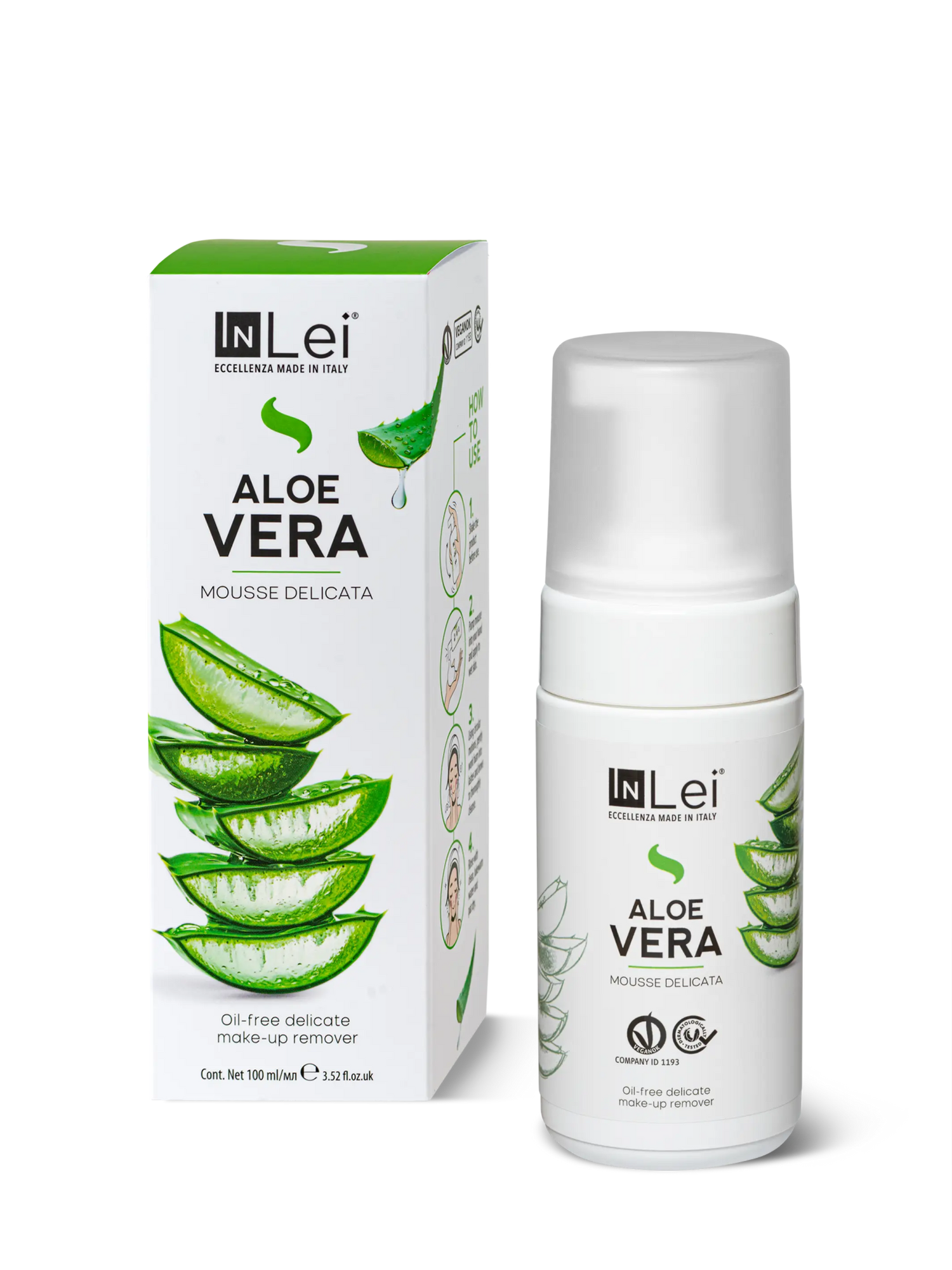 MOUSSE ALOE VERA TRAVEL SIZE Gesichtsreiniger – 50 ml - Inlei Germany