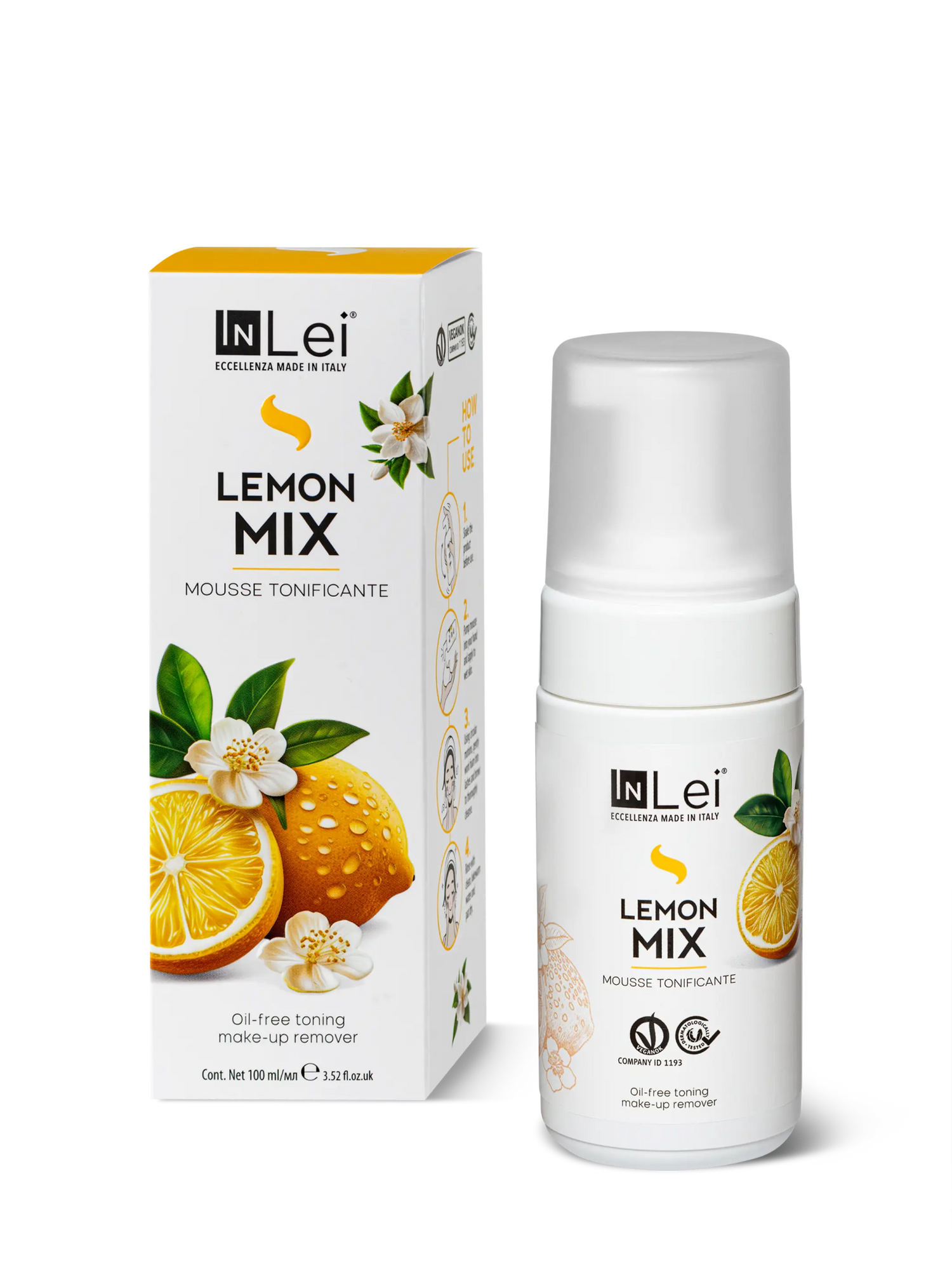 MOUSSE LEMON MIX Gesichtsreiniger – 100 ml - Inlei Germany