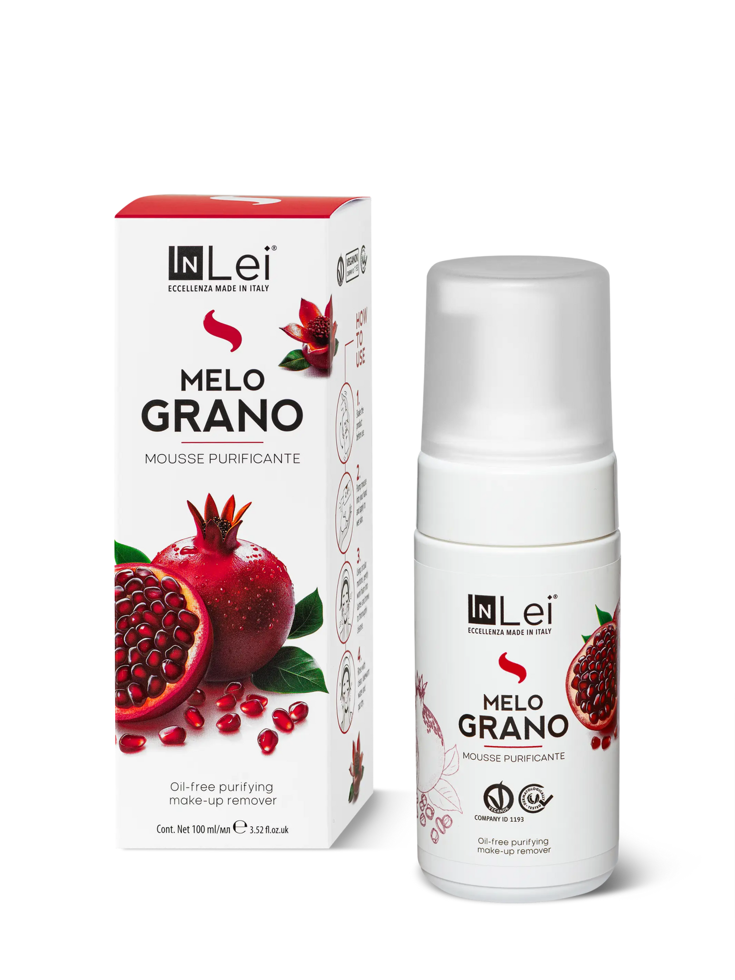 MOUSSE MELOGRANO TRAVEL SIZE Gesichtsreiniger – 50 ml - Inlei Germany